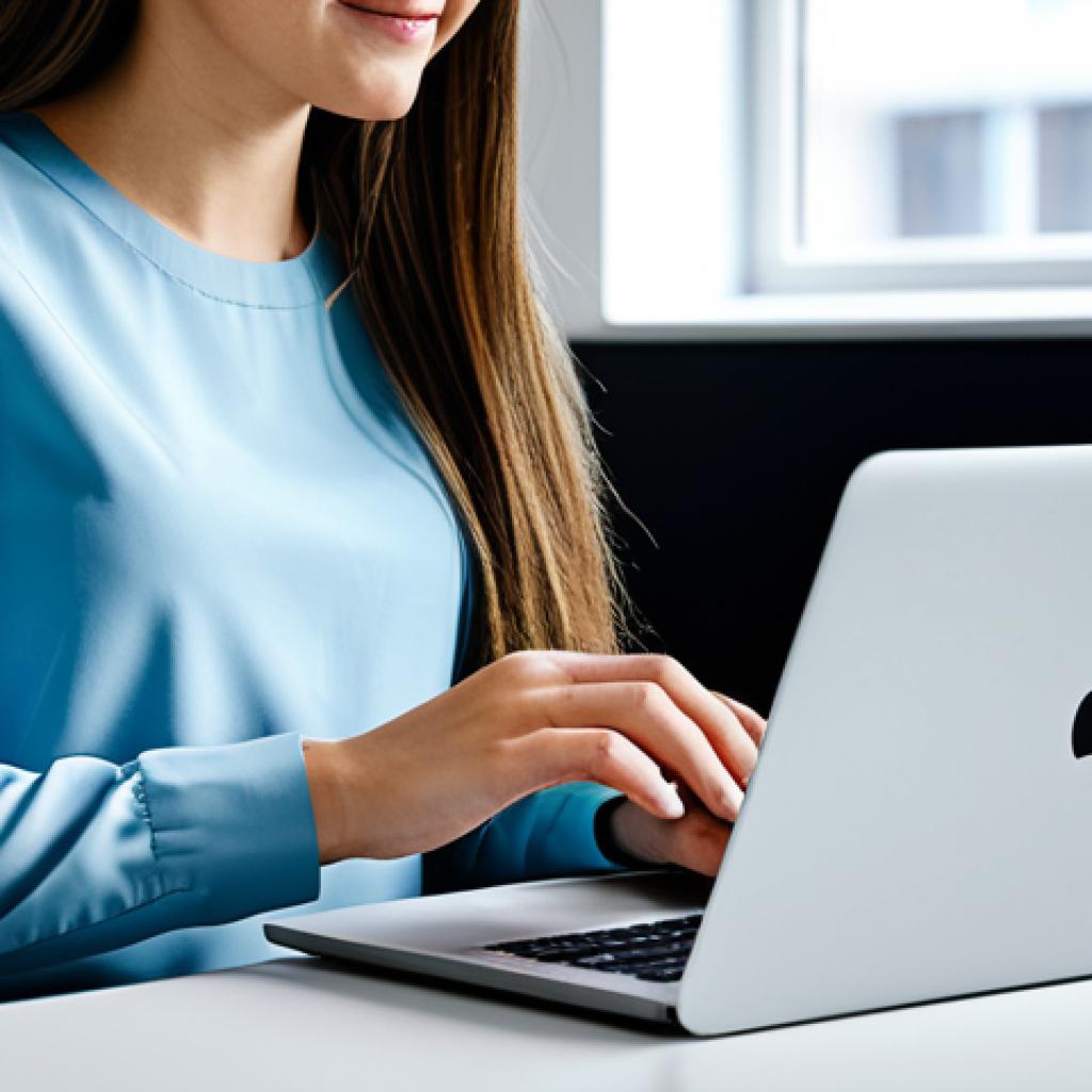 데이터 주권과 디지털 통화 - Digital Identity**
"A young woman in a professional, modest outfit uses a secure password manager o...