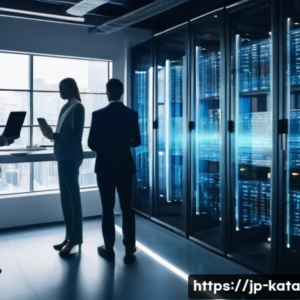 데이터 주권 이슈 사례 연구 - **Prompt for GDPR (General Data Protection Regulation):**
"A clean, professional image depicting...
