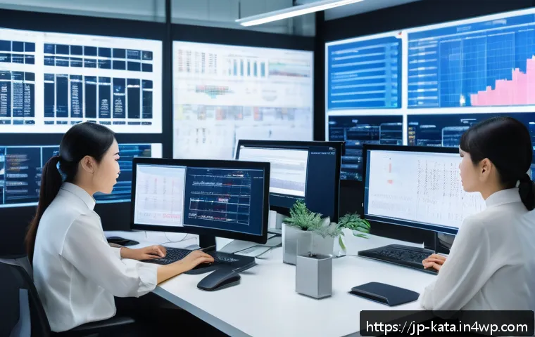데이터 주권과 기업의 준법 경영 - A modern corporate office environment with diverse Japanese professionals collaborating on data gove...